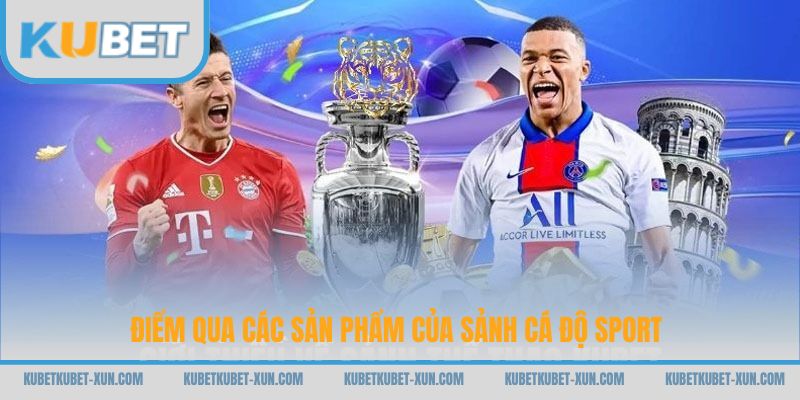 Điểm qua các sản phẩm của sảnh cá độ sport